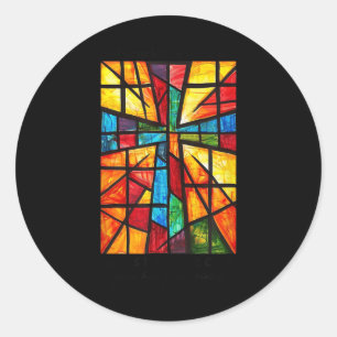 Adesivo Redondo Deus Transforma As Peças Quebradas Em Obras-Domést