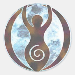 Adesivo Redondo Deusa