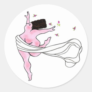 Adesivo Redondo "Deusa Doméstica" Clássico Redondo