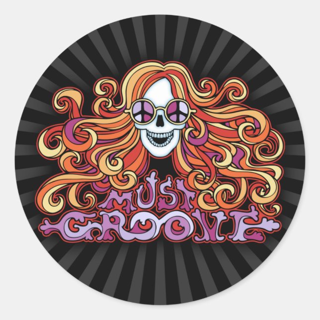Adesivo Redondo Deve Groove (Frente)