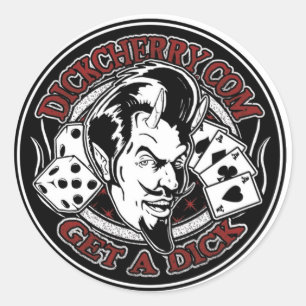 Adesivo Redondo Devil Man Sticker