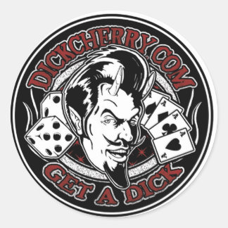 Adesivo Redondo Devil Man Sticker