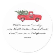 Devolução de Endereço de Caminhão Vermelho