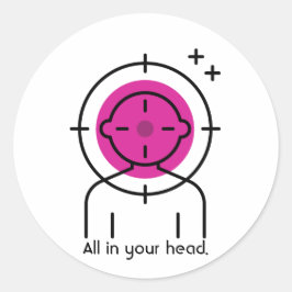 Adesivo Redondo Dez Cible Sticker