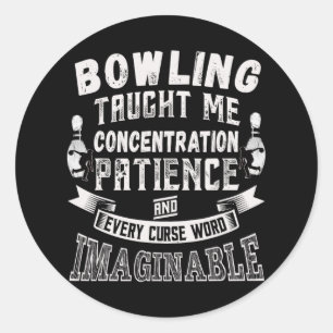 Adesivo Redondo Dez Pinos Me Ensinaram Todas As Palavras Malditas 