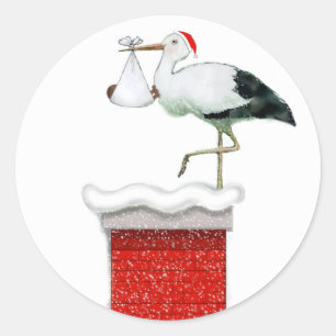 Adesivo Redondo Dezembro Bebê