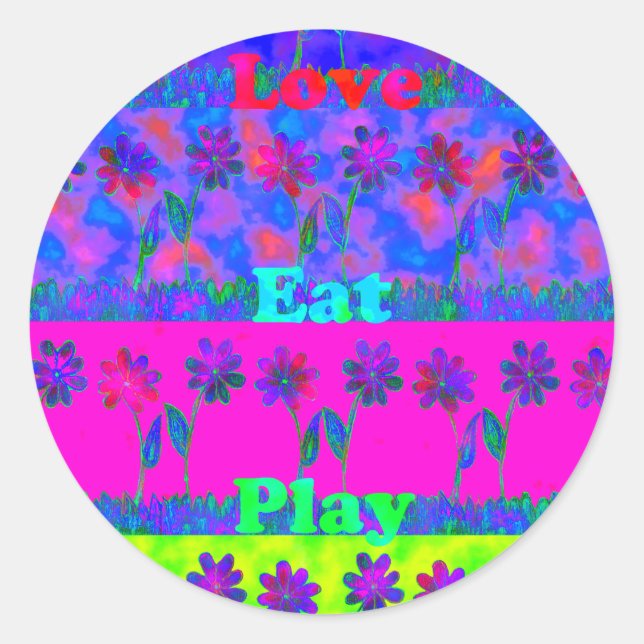 Adesivo Redondo Dia Bom e Nublado Melhor Noite.png (Frente)