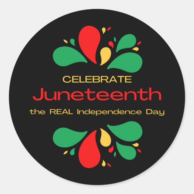 Adesivo Redondo Dia da Independência REAL (Frente)