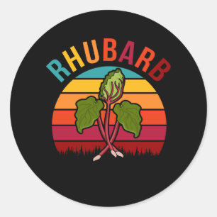 Adesivo Redondo Dia da Pizza de Rhubarb