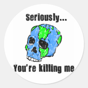 Adesivo Redondo Dia da Terra