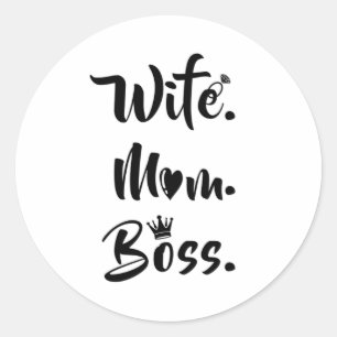 Adesivo Redondo Dia de as mães Mãe Mãe Mãe Mamãe Mamãe Engra