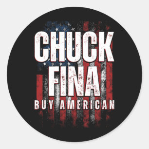 Adesivo Redondo Dia de Libertação Comercial do Chuck Fina, comprar