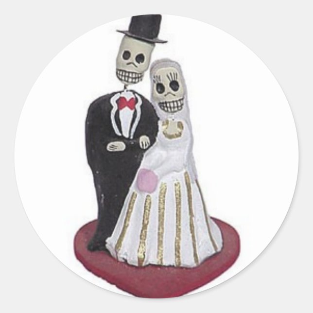 Adesivo Redondo Dia de los Muertos (Frente)