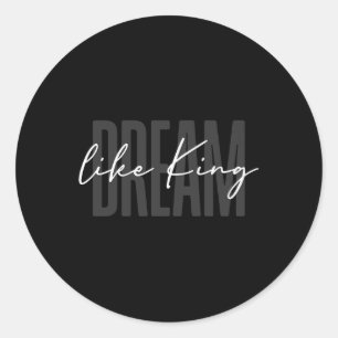 Adesivo Redondo Dia de Martin Luther King Mês da História Negra Eu