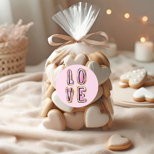 ADESIVO REDONDO DIA DE OS NAMORADOS AMOR