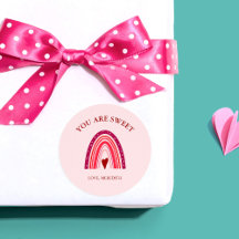 Dia de os namorados Boho Rainbow Você É Doce