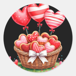 Adesivo Redondo Dia de os namorados Love & Hearts Collection ❤️