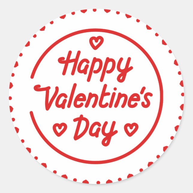 Adesivo Redondo Dia de os namorados Round (Frente)