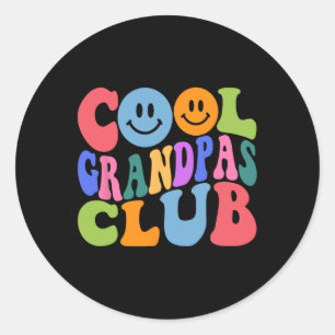 Adesivo Redondo Dia de os pais Pai do Grandpas Club Pai