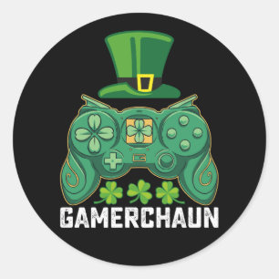 Adesivo Redondo Dia de São Patrício de jogos para jogos do Gamerch