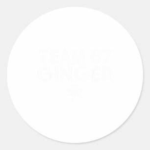 Adesivo Redondo Dia de São Patrício Equipe Ginger 67 Seis Sete Div
