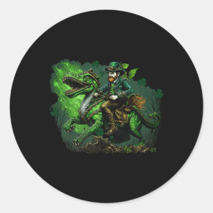 Adesivo Redondo Dia de São Patrício Que Os Shenanigans Comecem O D