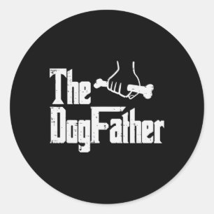 Adesivo Redondo Dia Do Cachorro Pai Engraçado Filme Pun Pun Peles