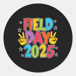 Adesivo Redondo Dia do Campo 2025 Jogos Escolares de Evento Crianç