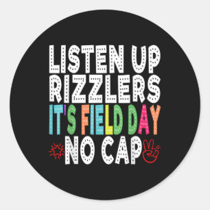 Adesivo Redondo Dia do Campo Rizz Feliz Dia do Campo Rizzlers Happ