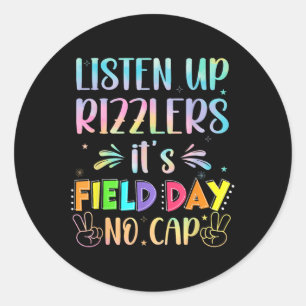Adesivo Redondo Dia do Campo Rizz Feliz Dia do Campo Rizzlers Ki