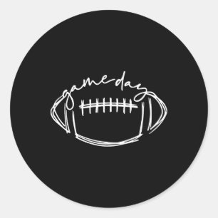 Adesivo Redondo Dia do Jogo Futebol Dia do Jogo Viba Jogador de Fu