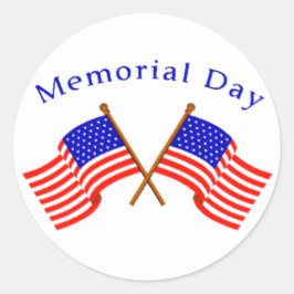 Adesivo Redondo Dia do Memorial