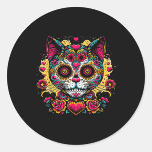 Adesivo Redondo Dia Do Morto Dia De Los Muertos Cinco De Mayo S