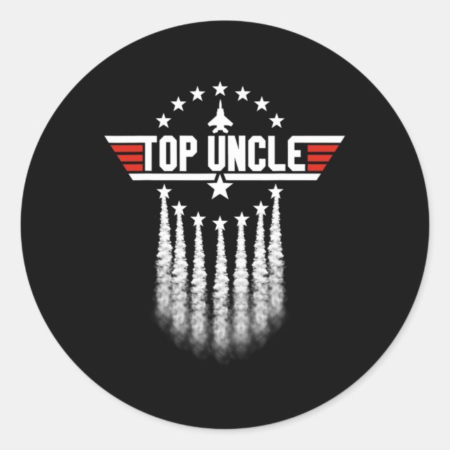 Adesivo Redondo Dia do Presente Tio Presente Da Irmã Niece Nephew  (Frente)