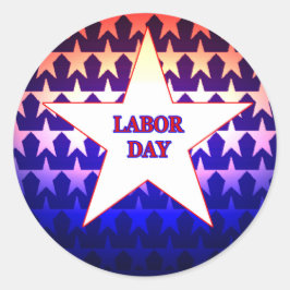 Adesivo Redondo Dia do Trabalho