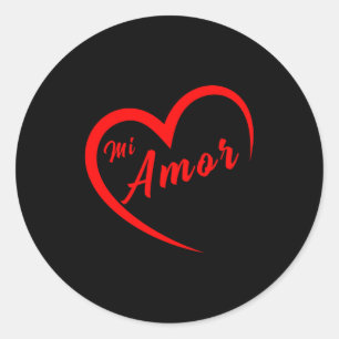 Adesivo Redondo Dia dos Namorados San Valentin Dia Do Amor Meu Amo