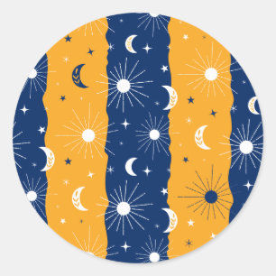 Adesivo Redondo Dia e Noite 2