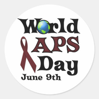 ADESIVO REDONDO DIA MUNDIAL DA APS