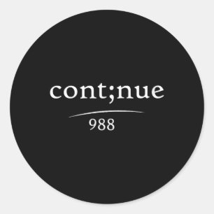 Adesivo Redondo Dia Mundial de Sensibilização para a Prevenção do 