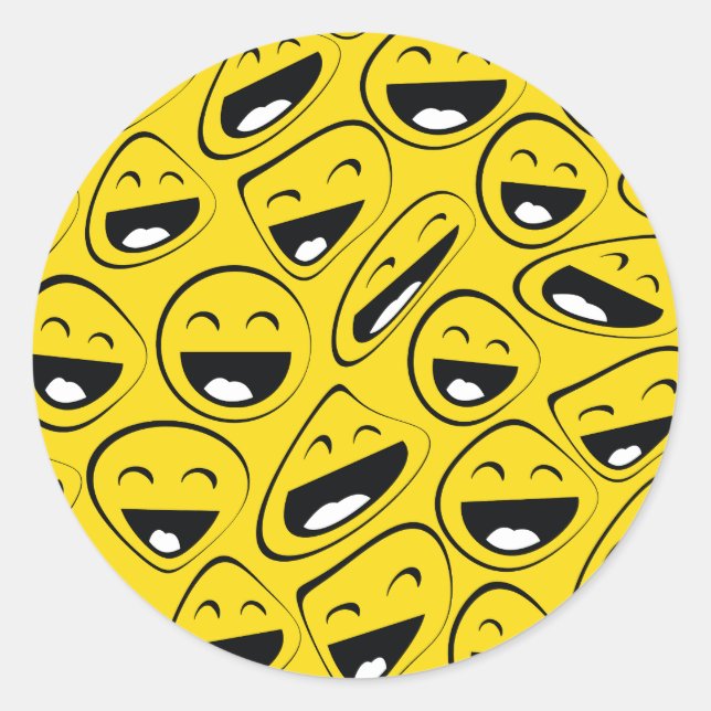 Adesivo Redondo Dia Mundial do Risos Maio (Frente)