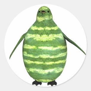 Adesivo Redondo Dia Nacional do Melão Penguin
