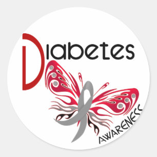 Adesivo Redondo Diabetes BUTTERFLY 3