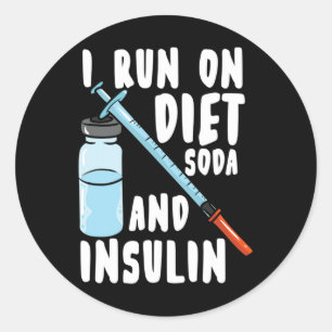 Adesivo Redondo Diabetes Soda E Insulina Diabetes