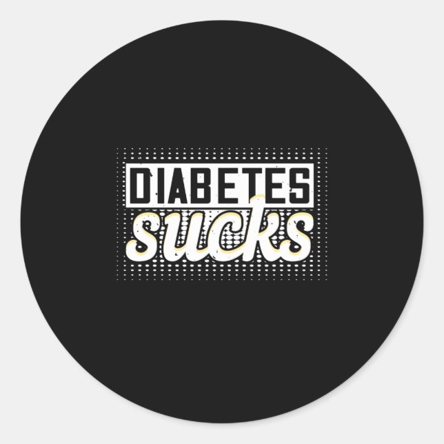 Adesivo Redondo Diabetes Suja (Frente)