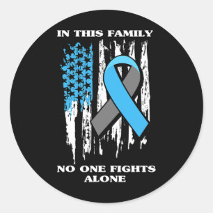 Adesivo Redondo Diabetes Tipo 1 T1D Sensibilização para a Diabetes