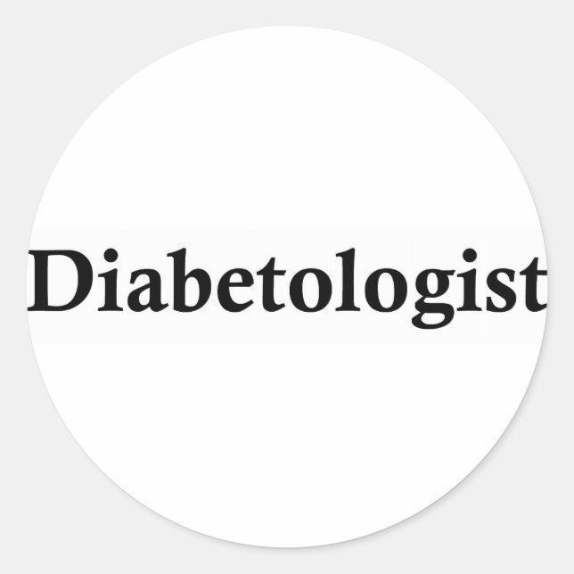 Adesivo Redondo Diabetologista (Frente)