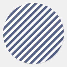 Diagonal navy blue and white stripes pattern