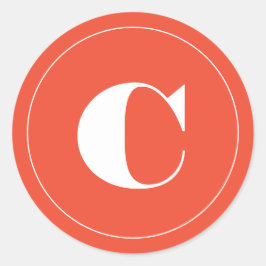 Adesivo Redondo Diamante de envelope de férias com negrito brilhan