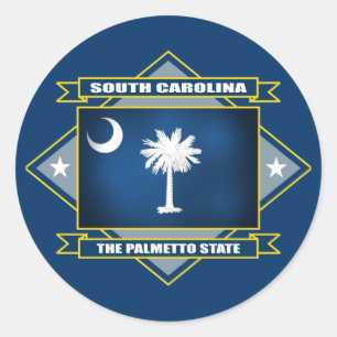 Adesivo Redondo Diamante de South Carolina