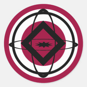 Adesivo Redondo Diamante, esferas, elipses